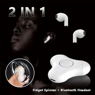 2-in-1 Fingertip Gyro In-Ear Bluetooth Headset ZG13